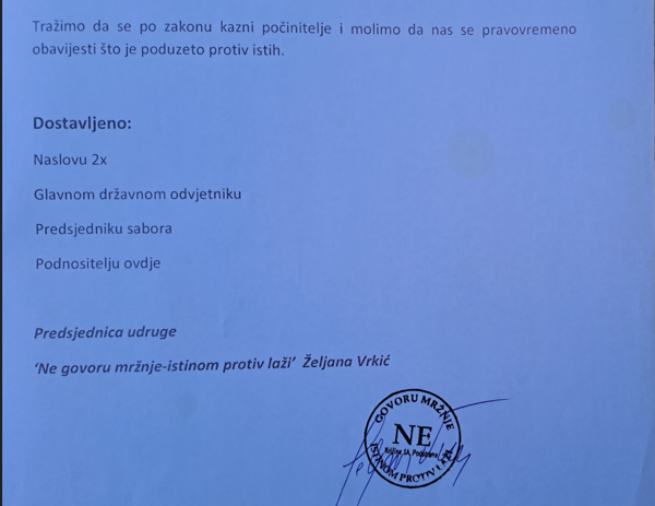 potpis predsjednice